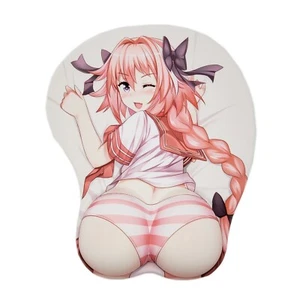 Alfombrilla de ratón Astolfo Bottom Anime 3D con reposamuñecas suave - Imagen 1 de 5