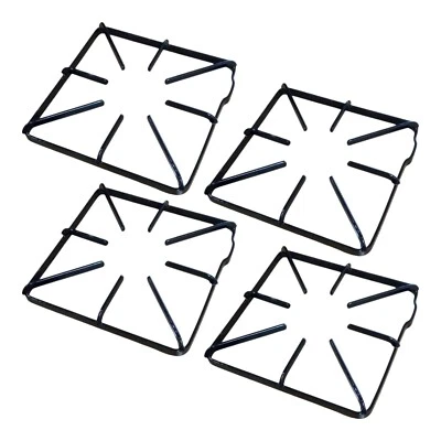 PREMIER COMPONENT PARTS 4 PACK of Gas Range Stove Burner Grate for General Electric GE Number WB31K10012