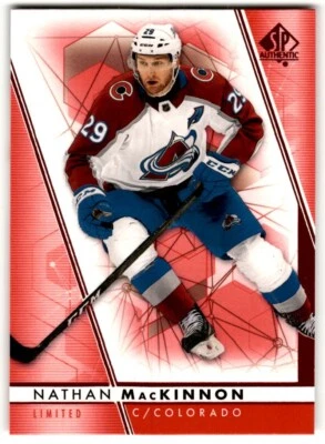 Nathan MacKinnon 2022-23 SP Authentic Limited Red #29 Colorado Avalanche - Image 1 of 2