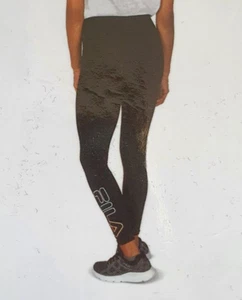 FILA Flexy Cotton Logo Leggings Black, Size XS - Picture 1 of 6