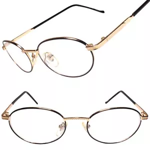 Classic Oval Photochromic Lens Gold 1.00 Reading Reader Sun Glasses - Picture 1 of 4