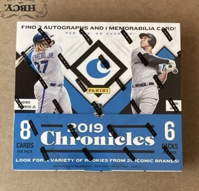 2019 Panini Chronicles MLB Baseball HOBBY Box Factory Sealed - Image 1 of 2
