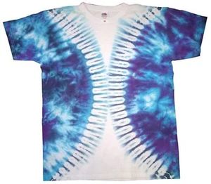 T-SHIRT MAGLIETTA " Galaxy" Moda Novità Tie Dye Ovale2 Tinta a mano - Imagen 1 de 1