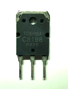 2SC5198 NPN Power Transistor 140V 10A TO-3P Genuine Toshiba part tested x 1 pcs - Picture 1 of 1