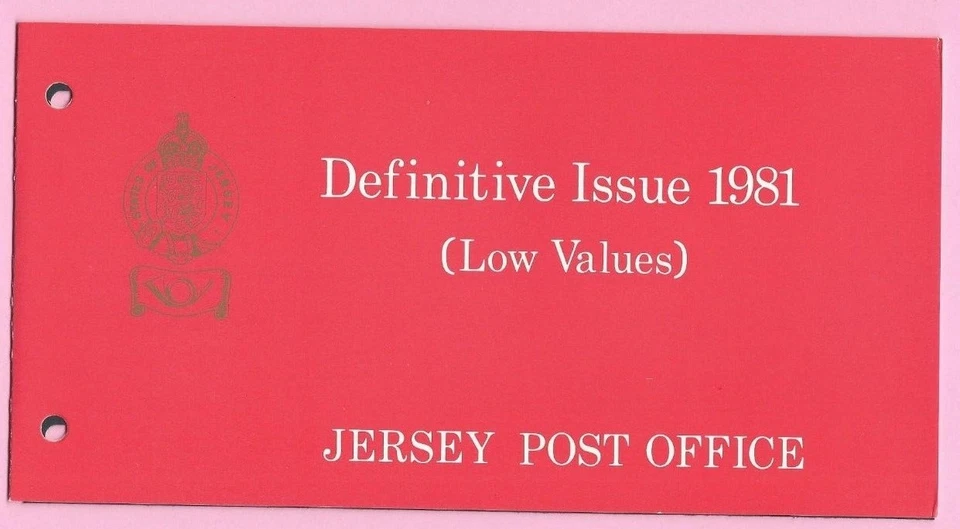 JERSEY 1981 Presentation Pack - LOW VALUES  DEFINITIVE ISSUE - MNH - Image 1 of 3