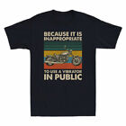 Motorcycle Because It is Inappropriate to Use a Vibrator in Public Men's T-Shirt