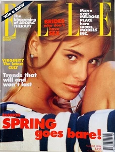ELLE Magazine Australian Edition August 1994 RARE Niki Taylor - Picture 1 of 5