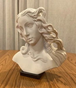 BOTTICELLI GEBURT DES VENUS BÜSTE SIMONETTA VESPUCCI STATUE MARMORSOCKEL ITALIEN Santi - Bild 1 von 10
