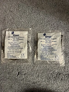 Lot of 2 EMPI 40" TENS/NMES Safety Connection Lead Wires 193068-100 New Sealed - Picture 1 of 2