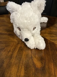 0297A Ikea Skogsduva 24" Plush Arctic Fox White Stuffed Animal Toy - Picture 1 of 7