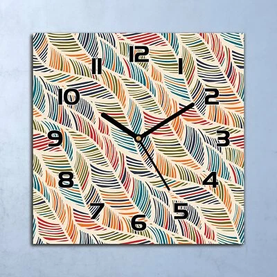 Horloge Murale En Verre moderne Ancien 30x30 - Photo 1/4