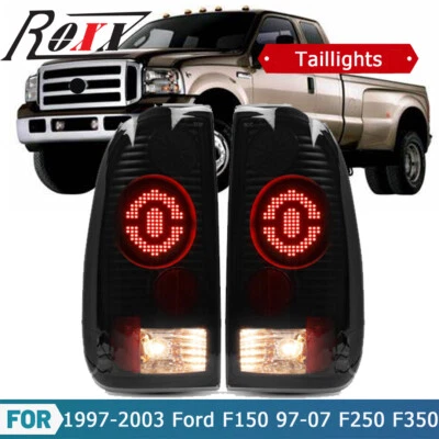 Par de luces traseras LED de humo para Ford F150 97-07 F250 F350 Super Duty 1997-2003 Foto 1 de 4