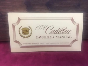Vintage 1974 Cadillac Owner's Manual  - Picture 1 of 9