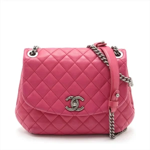 Borsa a tracolla Chanel Matelasse pelle di agnello catena rosa raccordi canna di fucile 23XXXXXX - Foto 1 di 10