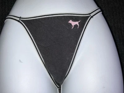 Parte inferior de bikini vintage Victoria's Secret ROSA #06 Foto 1 de 4