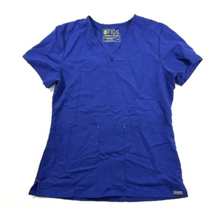 Figs Casma Three Pocket Scrub Top Blue Size XS Medical Uniform - Picture 1 of 6