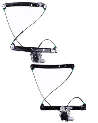 Front Left & Right Side For 2000-2006 BMW X5 Power Window Regulator W/ Motor - Image 1 of 4