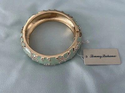 ¡Nuevo! Pulsera con bisagras Tommy Bahama grande estrella de mar turquesa/oro esmaltado para mujer Foto 1 de 4