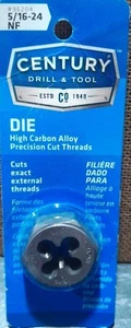 Drill & Tool 5/16-24 Fine 1 In. Across Flats Fractional Hexagon Die DRILL & - Picture 1 of 2