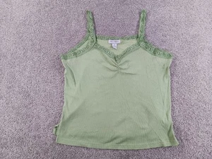 Jamie Nicole 1X Camicia donna senza maniche verde scollo a V cotone - Foto 1 di 7