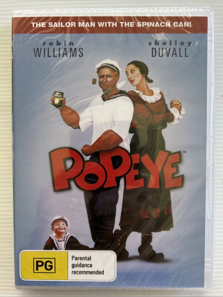 DVD - POPEYE (1980) R4 - Robin Williams - Shelley Duvall - TOTALMENTE NUEVO Y PRECINTADO Foto 1 de 2