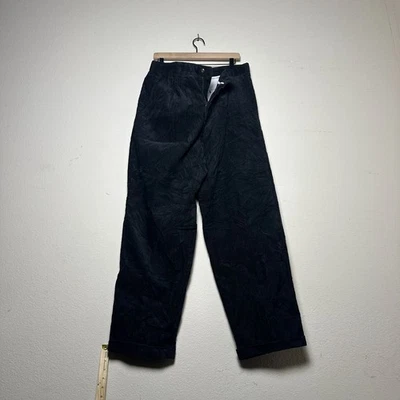 VTG Duck Head Corduroy Dress Pants Men 32x29 Faded Black Gorp Casual Minimal 90s - Image 1 of 4
