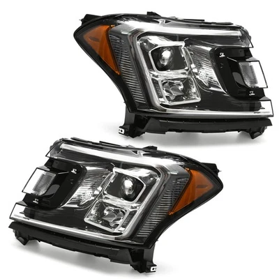 Pair For Ford Expedition 2018-2021 RH + LH Headlight Halogen Complete w/ Bulbs - Image 1 of 4