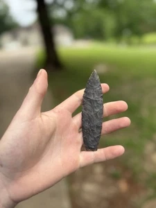 Native American Missouri Paleo Agate Basin Arrowhead Point - Picture 1 of 4
