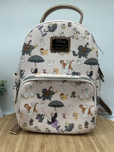 Loungefly Disney Aristocats Mini Rucksack Brandneu Lesen - Bild 1 von 8