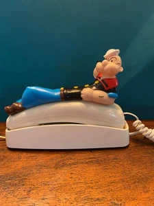 Vintage 1982 Popeye Telefon Schulter Pal gebraucht Top Zustand - Bild 1 von 3