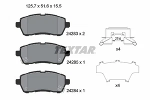 Bremsbelagsatz Scheibenbremse TEXTAR 2428303 für DAIHATSU SWIFT SUZUKI MAZDA FZ - Bild 1 von 5
