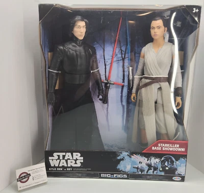 Figuras de acción 2016 Star Wars Big-Figs: Starkiller Base Showdown Kylo Ren vs Rey Foto 1 de 4