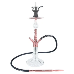 Luna Hookah Minima 2.0 Shisha Wasserpfeife Aluminium Komplett Set Rosé - Bild 1 von 7