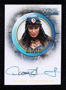 2001 Xena: The Warrior Princess Seasons 4 and 5 Claire Stansfield Altii Auto 1md