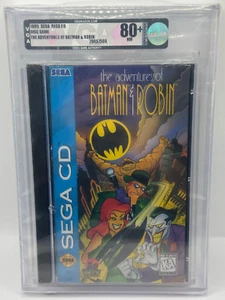 1995 Adventures Of Batman & Robin (Sega CD) VGA 80+ NEW Factory Sealed NEAR MINT - Picture 1 of 2