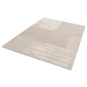 Modern Tate Ivory / Cream Rugs Thick Wool / Viscose Rug 120x170cm RRP£240 - Picture 1 of 3