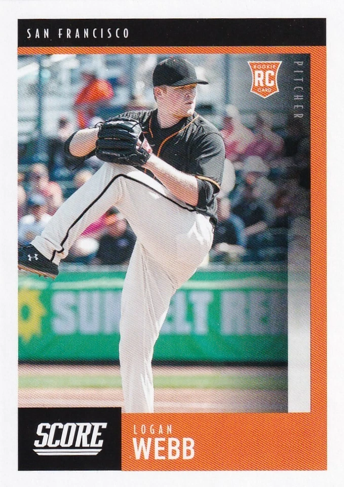 2020 CHRONICLES SCORE RC LOGAN WEBB SAN FRANCISCO GIANTS ROOKIE - B4624 - Image 1 of 2