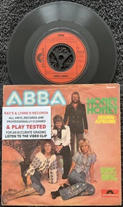ABBA - Honey Honey / Ring Ring 7'' Vinyl IMPORT 1974 PLAY TESTED EX WATCH VIDEO - Picture 1 of 8