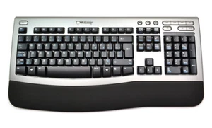 GATEWAY KR-0532 FRENCH CANADIAN WIRELESS ELITE MULTIMEDIA KEYBOARD NO DONGLE - Picture 1 of 1