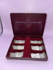 Stieff Co. Historic Newport  Reproduction Decanter Labels - Picture 1 of 5