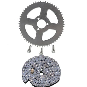 58T 29mm Rear Axle Sprocket + T8F Chain Go Kart Mini Bike Drift Trike ATV Quad - Bild 1 von 6