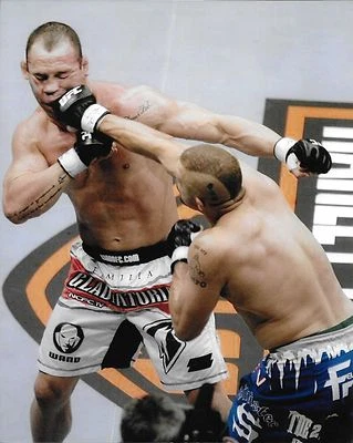 Foto de Chuck Liddell & Wanderlei Silva UFC 79 8x10 2007 Fight Pride FC Foto 1 de 2