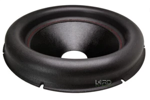 Cono de altavoz de subwoofer mega rollo de 18"" costura roja CN1836RS 3"" VCID - Imagen 1 de 2