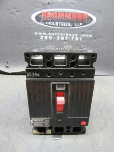 GE MOLDED CASE SWITCH THED136100 100 AMP 600 VAC 3-POLE **WARRANTY** - Picture 1 of 5