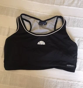 Ellesse Donna Vintage SPORT Reggiseno Palestra Corsa Top - Imagen 1 de 5
