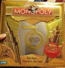 Monopoly 70th Anniversary Edition Board Game Parker Brothers 2005 New & Sealed