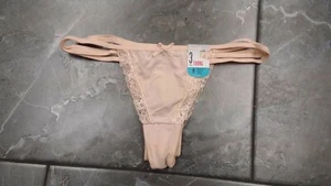Nwt SECRET POSSESSIONS WOMENS PANTY THONG 3 PK S M L - Picture 1 of 4