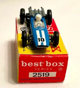 BEST BOX Made in Holland 1/60 COOPER MASERATI F 1 3L #2519 original boxed c 1967 - Picture 1 of 10