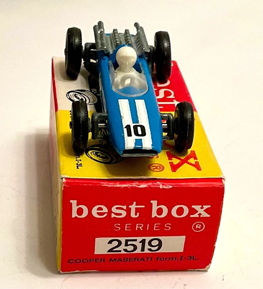 BEST BOX Made in Holland 1/60 COOPER MASERATI F 1 3L #2519 original boxed c 1967 - Image 1 of 4