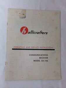Hallicrafters Operating and Service Instructions Communications Receiver SX-146